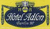 Hotel Adlon Kofferaufkleber