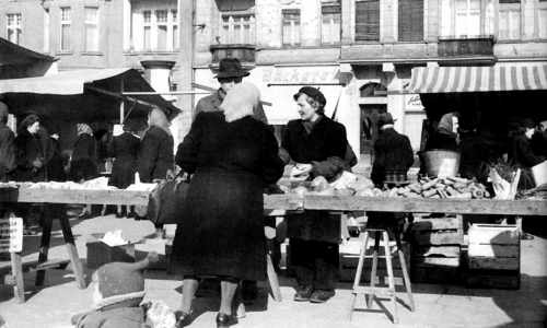 Wochenmarkt 1956